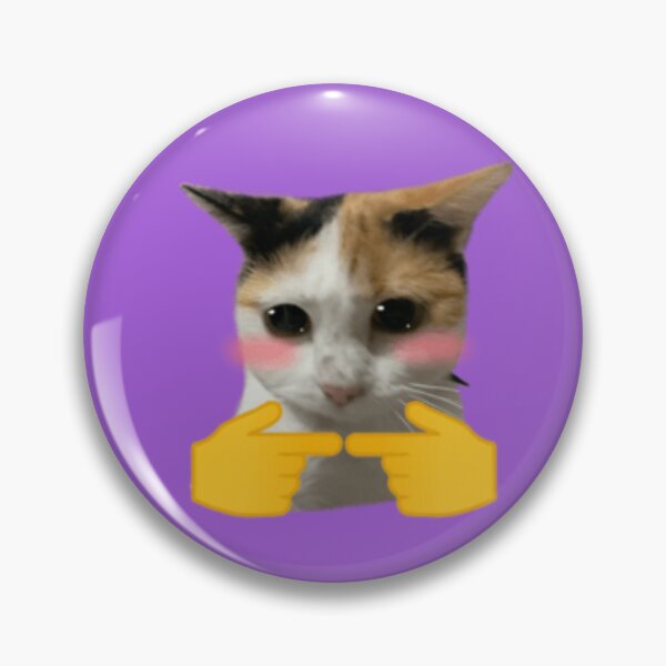 Item preview, Cat Meme 'Shy' designed and sold by Late Theory.