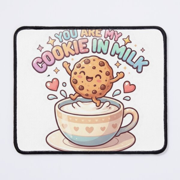Item preview, You Are My Cookie In Milk Sticker designed and sold by Imaginarium of Chaos falcon88 .