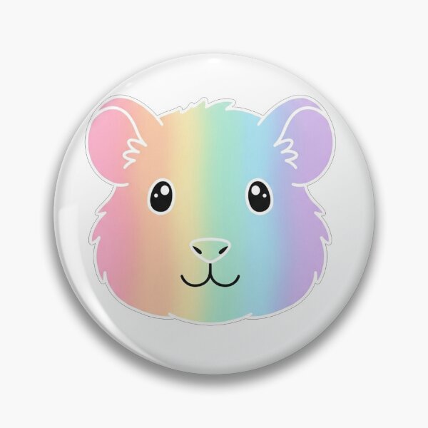Item preview, Rainbow Guinea Pig Face designed and sold by Owcomm.