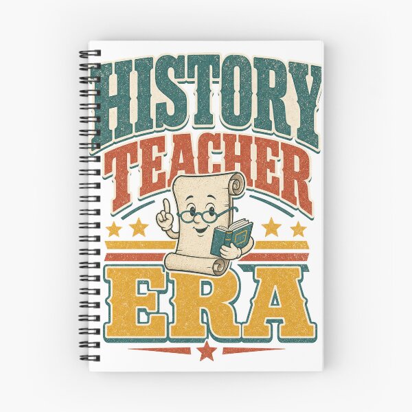 Item preview, History Teacher Era - Retro Teacher Humor Illustration designed and sold by VisualArtsOasis.