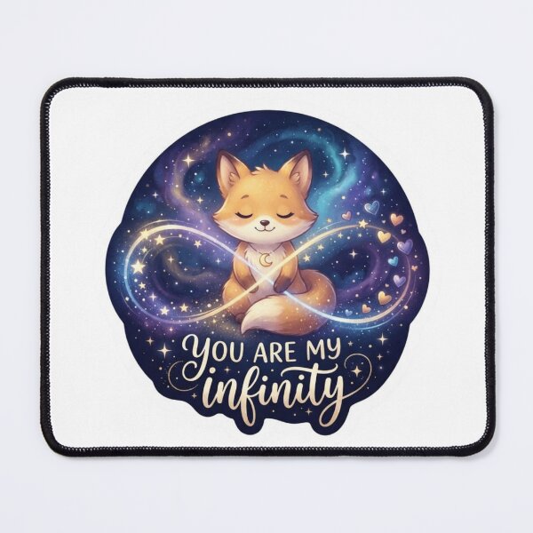 Item preview, You Are My Infinity Cosmic Sticker designed and sold by Imaginarium of Chaos falcon88 .