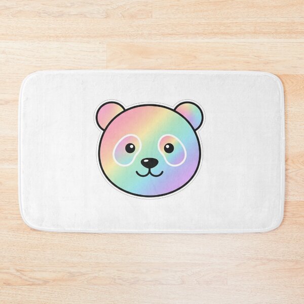 Item preview, Rainbow Pastel Panda Face designed and sold by Owcomm.