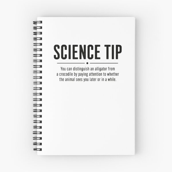 Item preview, Science Tip You Can Distinguish An Alligator From A Crocodile By Paying Attention To Whether The Animal Sees You Later Or In A While Pun Dad Joke Animal Lover Humor designed and sold by RetroMini2026.