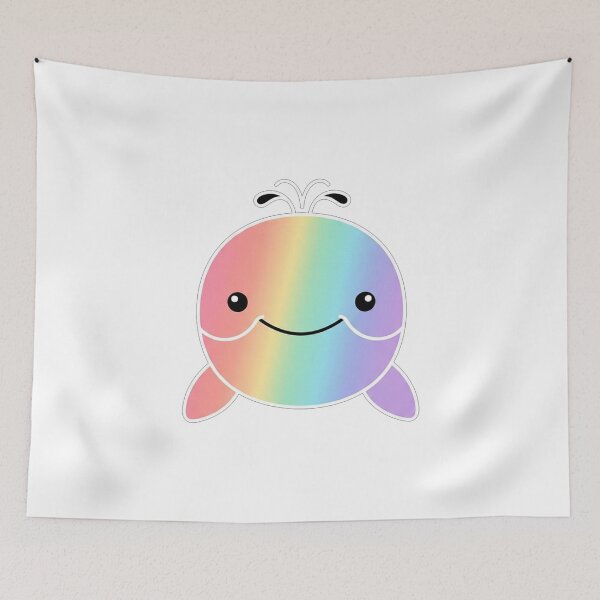 Item preview, Cute Rainbow Whale designed and sold by Owcomm.
