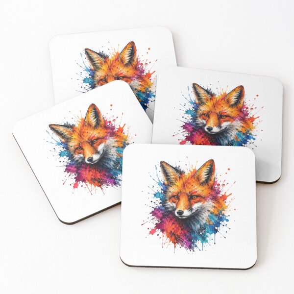 Item preview, Color Splash Fox designed and sold by PeterPunkt.