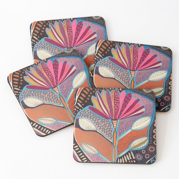 Item preview, Abstract Pink Flabstract floral artower and Tribal Patterns designed and sold by ZaydenMarlowe.