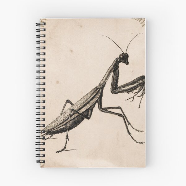 Item preview, T-Shirt - Sticker - Vintage Praying Mantis Entomological Illustration designed and sold by ForeverPrintsOK.