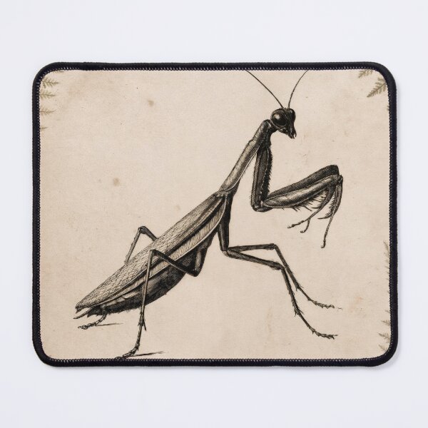 Item preview, T-Shirt - Sticker - Vintage Praying Mantis Entomological Illustration designed and sold by ForeverPrintsOK.