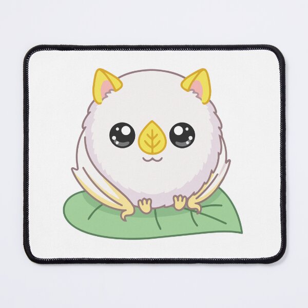 Item preview, Spherical Honduran White Bat Green Leaf Kawaii Art designed and sold by Arc2020.