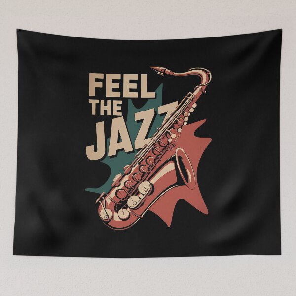 Item preview, Vintage Saxophone Retro - World Music Day designed and sold by Art-Arcade6.