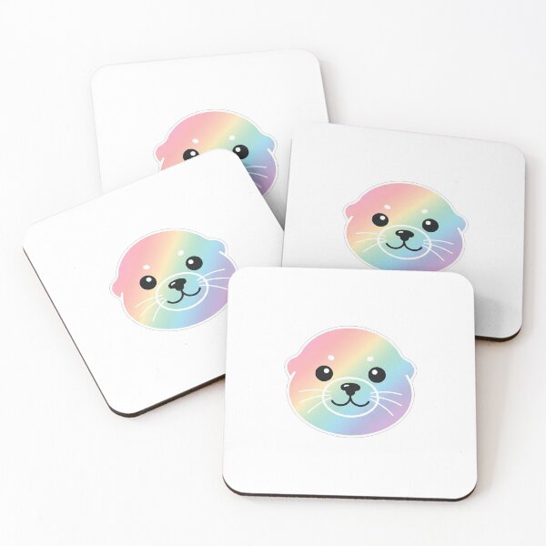 Item preview, Cute Rainbow Seal Face designed and sold by Owcomm.