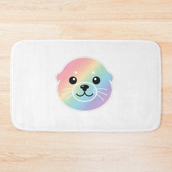 Item preview, Cute Rainbow Seal Face designed and sold by Owcomm.