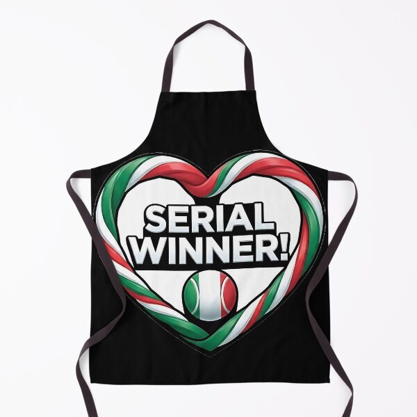 Item preview, Serial Winner - Italian Tennis Flag Tennis Ball designed and sold by ToxicInkArt.
