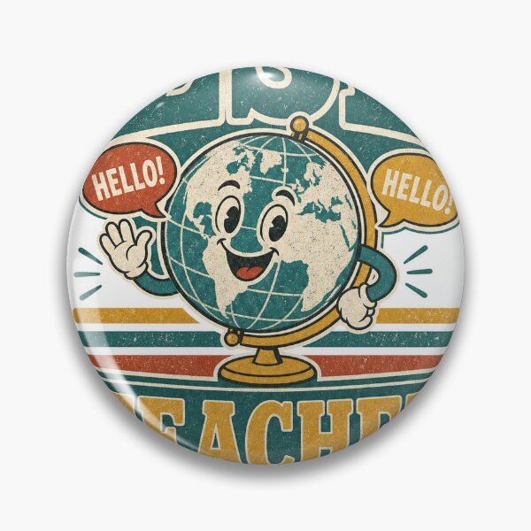 Item preview, Esl Teacher Club - Retro Teacher Humor Illustration designed and sold by VisualArtsOasis.