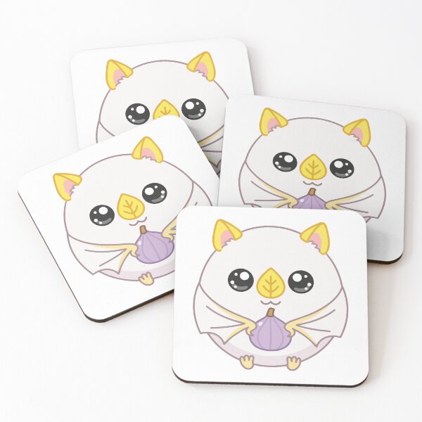 Item preview, Cute Round Honduran White Bat Eating Fig designed and sold by Arc2020.