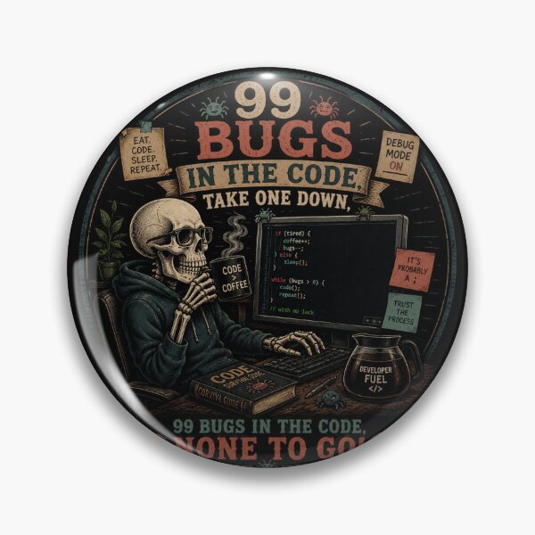 Item preview, 99 Bugs In The Code designed and sold by RetroPlus.