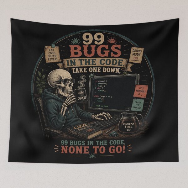 Artikelvorschau, 99 Fehler im Code entworfen und verkauft von RetroPlus.
