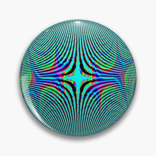 Item preview, Abstract Pattern "Turquoise-Yellow Star I" designed and sold by Gluecknika.