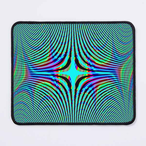 Item preview, Abstract Pattern "Turquoise-Yellow Star I" designed and sold by Gluecknika.