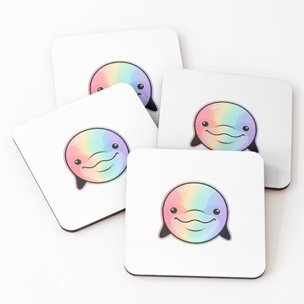 Item preview, Rainbow Dolphin Portrait designed and sold by Owcomm.