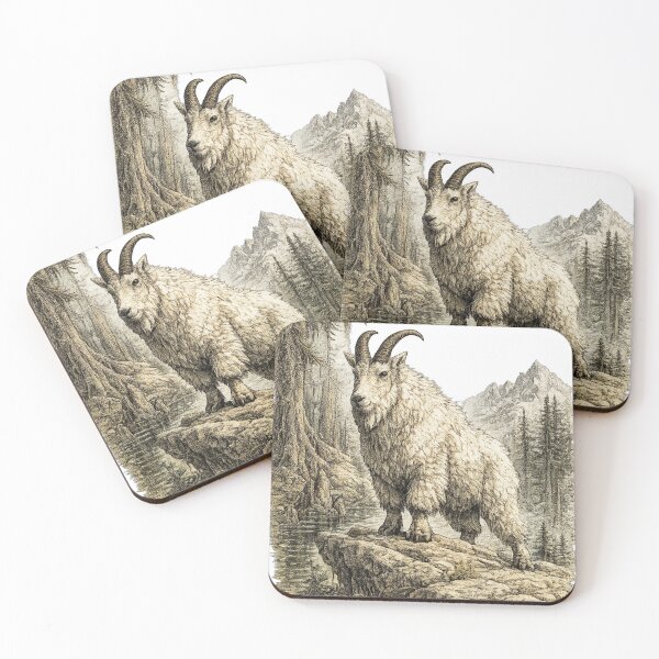 Item preview, Cabra montesa guardiana del acantilado designed and sold by KrungiT Design .