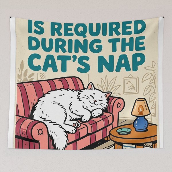 Item preview, Silence Is Required During The Cat's Nap designed and sold by nowellacorten.