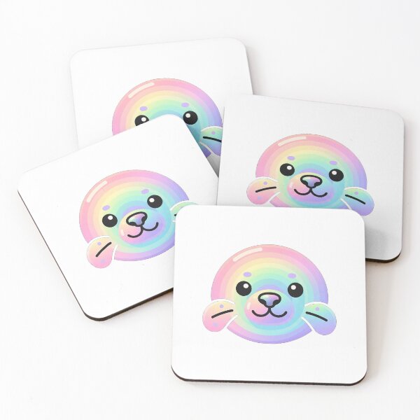 Item preview, Cute Pastel Rainbow Seal designed and sold by Owcomm.