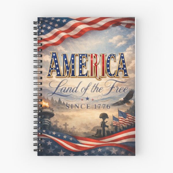 Item preview, America – Land of the Free (Since 1776) designed and sold by MysticOzzy.