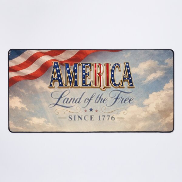 Item preview, America – Land of the Free (Since 1776) designed and sold by MysticOzzy.