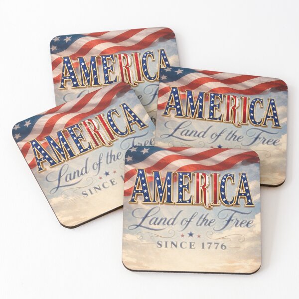 Item preview, America – Land of the Free (Since 1776) designed and sold by MysticOzzy.