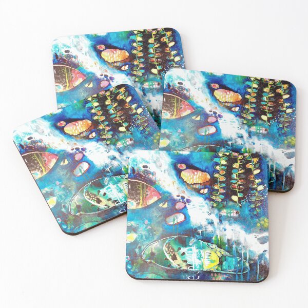 Item preview, Abstract Underwater World and Floating Cells designed and sold by ZaydenMarlowe.