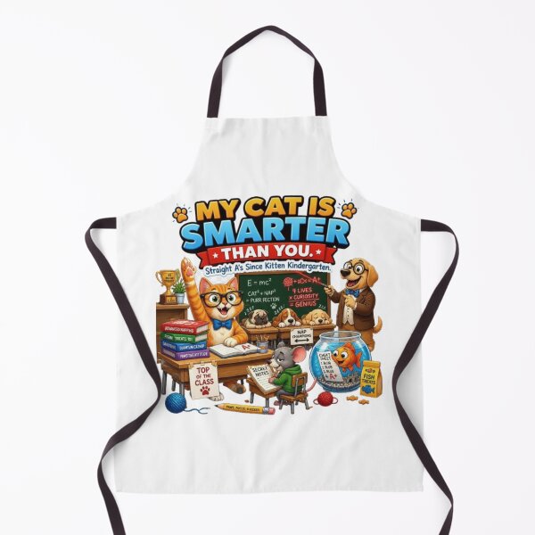 Item preview, Funny Classroom Cat Teacher Design | My Cat Is Smarter Than You designed and sold by Obinne.