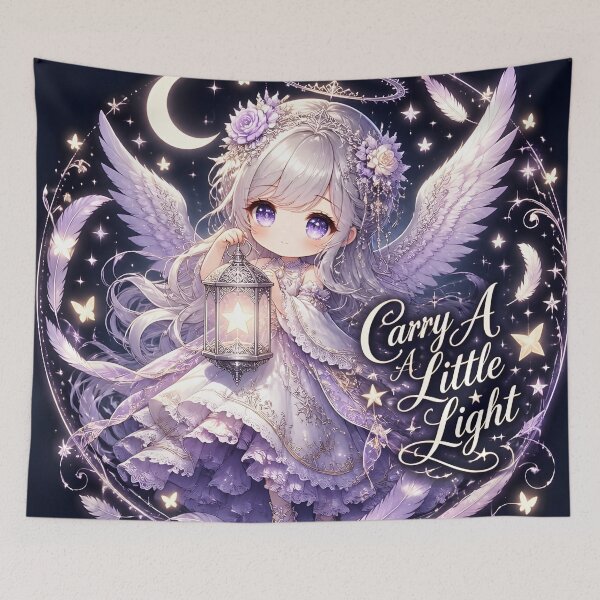 Item preview, Carry A Little Light Angel Girl  designed and sold by sigmaartstudio.