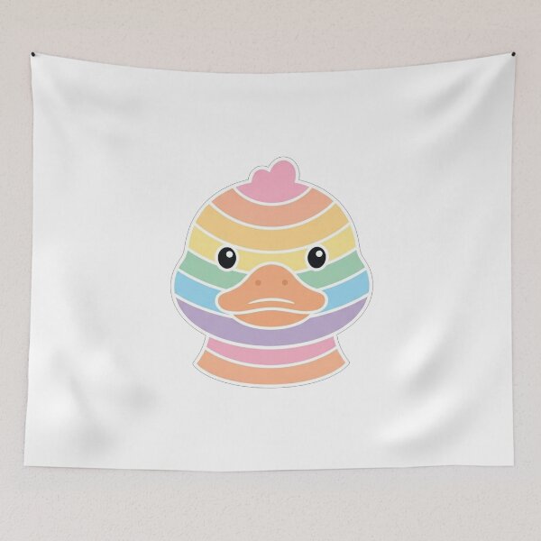 Item preview, Pastel Rainbow Duck designed and sold by Owcomm.