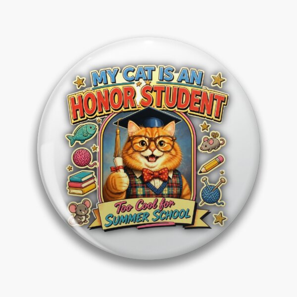 Item preview, My Cat Is an Honor Student University Crest | Vintage Cat  designed and sold by Obinne.