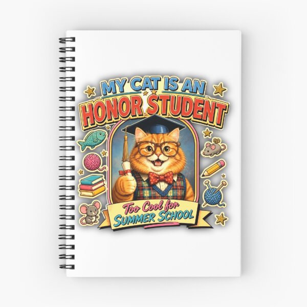 Item preview, My Cat Is an Honor Student University Crest | Vintage Cat  designed and sold by Obinne.