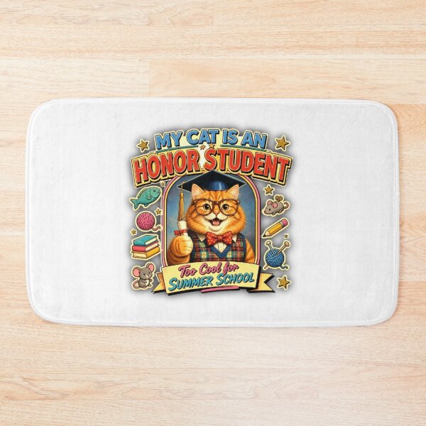 Item preview, My Cat Is an Honor Student University Crest | Vintage Cat  designed and sold by Obinne.