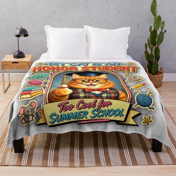 Item preview, My Cat Is an Honor Student University Crest | Vintage Cat designed and sold by Obinne.