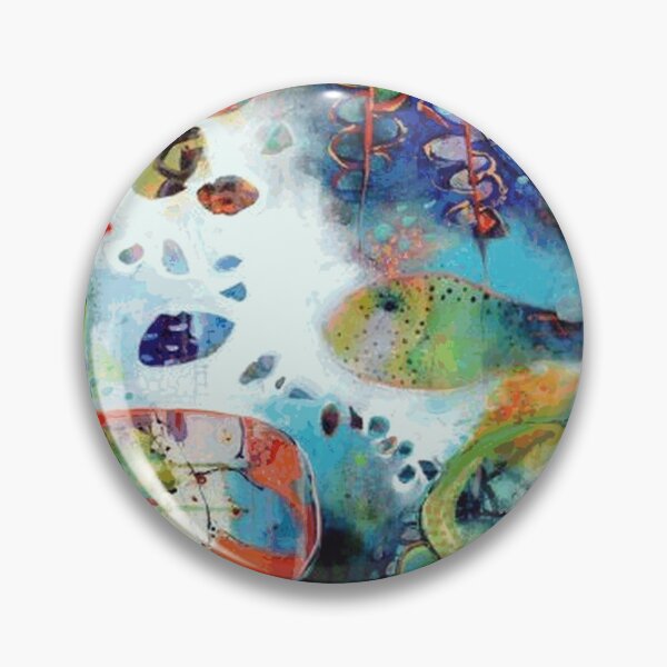 Item preview, Colorful Floating Organic Shapes designed and sold by ZaydenMarlowe.