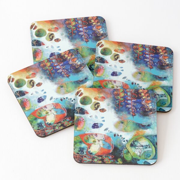 Item preview, Colorful Floating Organic Shapes designed and sold by ZaydenMarlowe.