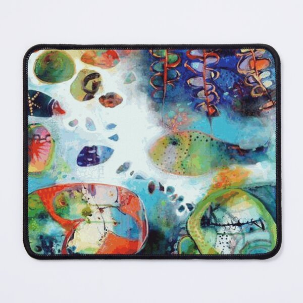 Item preview, Colorful Floating Organic Shapes designed and sold by ZaydenMarlowe.
