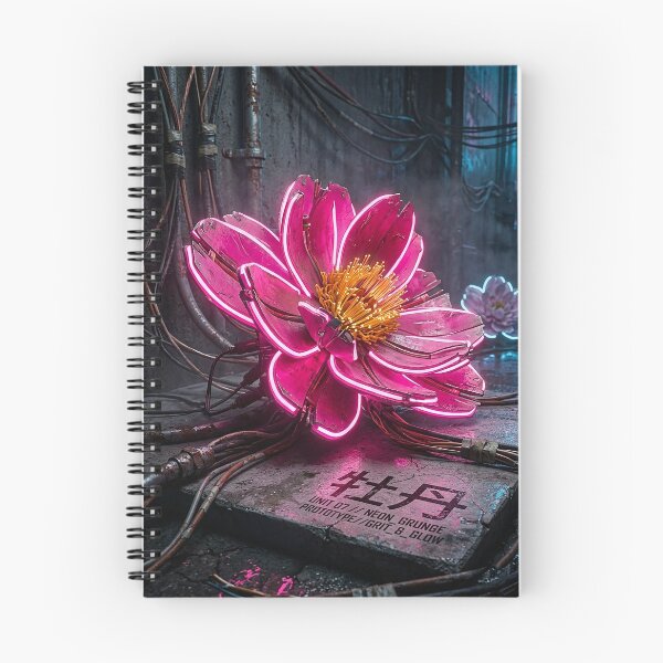 Item preview, Neon Grunge Cyberpunk Prototype Flower designed and sold by Apex_Visuals.