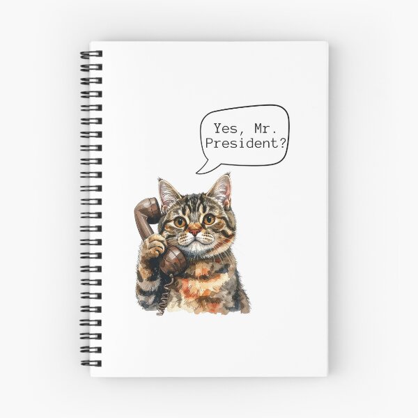 Item preview, Yes, Mr. President? | Funny Cat Phone Meme | Office Humor designed and sold by EVESTUDIOART.