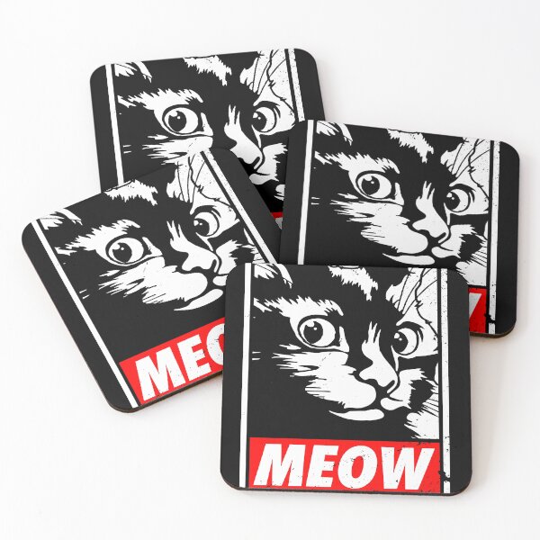 Item preview, Funny Meow Black Cat Retro Vintage designed and sold by FaizArtShop.