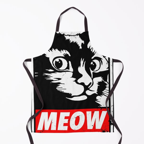 Aperçu de l'œuvre Chat noir rigolo miaou rétro vintage créée et vendue par FaizArtShop.