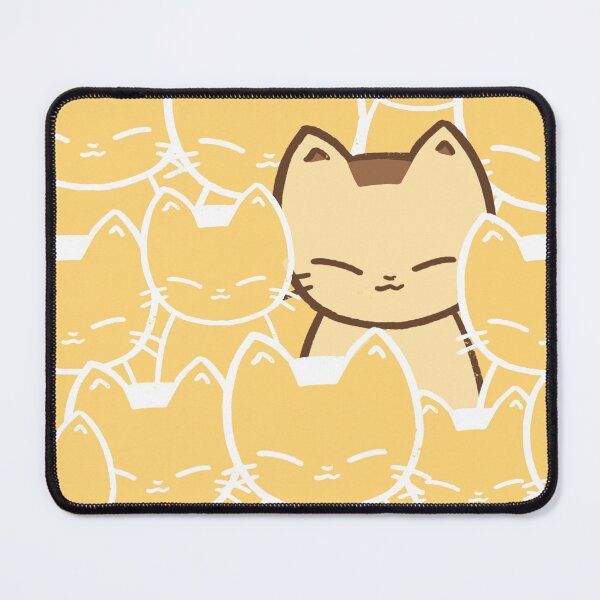 Item preview, Cute Kawaii Yellow Cat Pattern Cat designed and sold by Sleepy-Town.