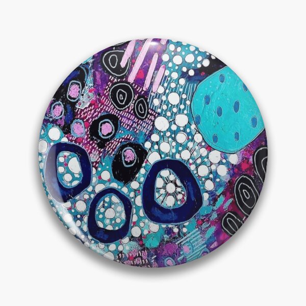 Item preview, Vibrant Turquoise and Magenta Dot Pattern designed and sold by ZaydenMarlowe.