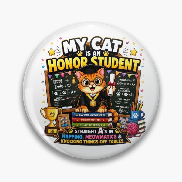 Item preview, My Cat Is An Honour Student. designed and sold by Obinne.