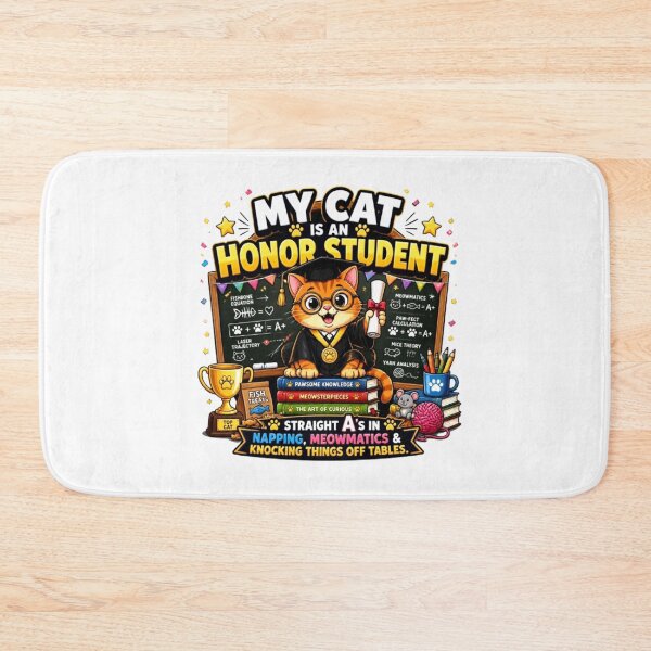 Item preview, My Cat Is An Honour Student. designed and sold by Obinne.