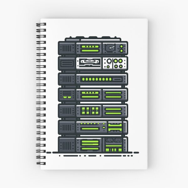 Item preview, Minimalist Home Lab Server Rack Data Hoarder designed and sold by dragonwolfpack.